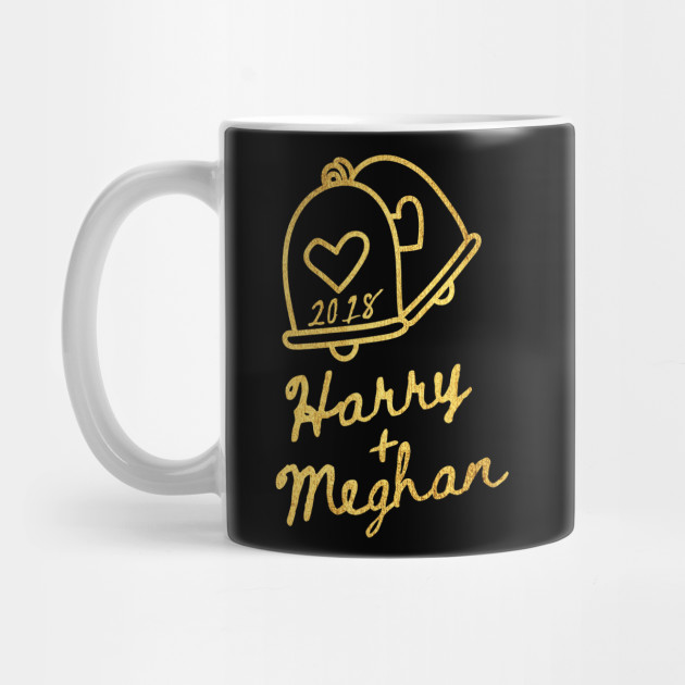 Harry Plus Meghan Royal Gold Wedding Bells